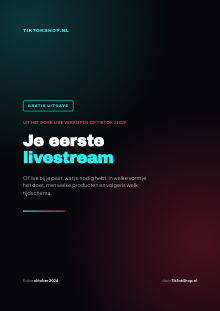 De cover van de gratis uitgave Je eerste livestream